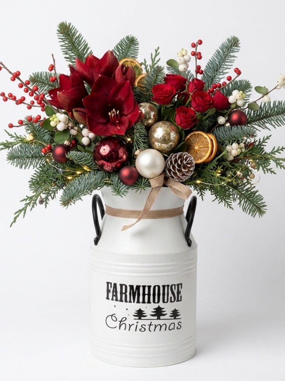 White Milk Jug (only) Farmhouse Decor